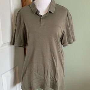 Calvin Klein Men's Army Green Polo Shirt